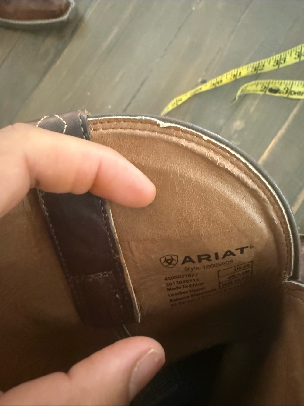 Brown Leather Embroidered Cowboy Boots 6. - Picture 8 of 11